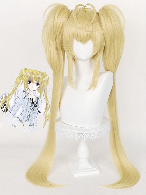 Shugo Chara! Tsukiyomi Utau Cosplay Blonde Wig