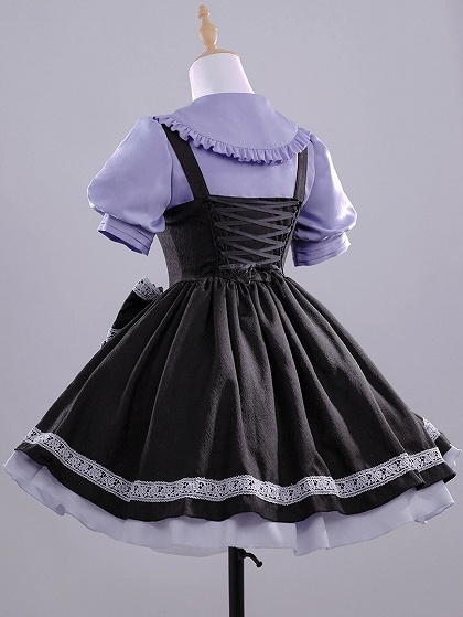 Love, Chunibyo & Other Delusions Rikka Takanashi Cosplay Costume Goth Dress Fullset