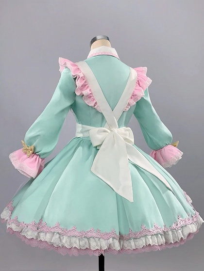 Needy Streamer Overload Kangel Cosplay Costume Maid Dress Fullset