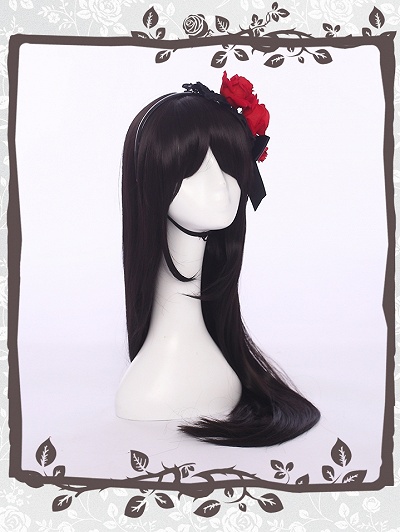 Date A Live Kurumi Tokisaki Cosplay 30th Anniversary Brown Long Wig