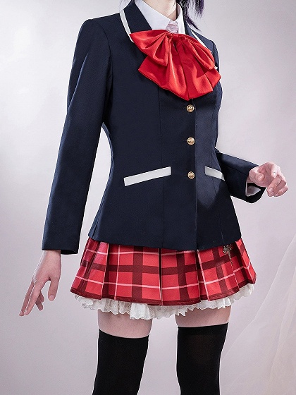 Love, Chunibyo & Other Delusions Rikka Takanashi Cosplay Costume School Uniform