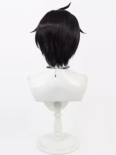 Alya Sometimes Hides Her Feelings in Russian Masachika Kuze Cosplay Deep Purple Short Wig