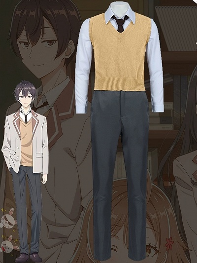 Alya Sometimes Hides Her Feelings in Russian Masachika Kuze Cosplay Costume School Uniform