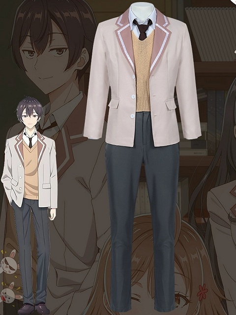 Alya Sometimes Hides Her Feelings in Russian Masachika Kuze Cosplay Costume School Uniform