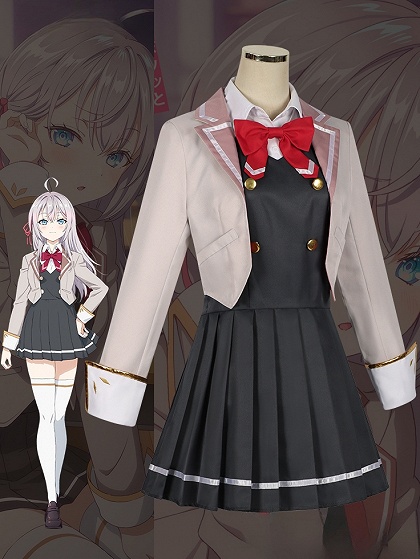 Alya Sometimes Hides Her Feelings in Russian Alisa Cosplay Costume School Uniform