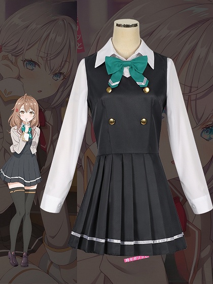 Alya Sometimes Hides Her Feelings in Russian Maria Cosplay Costume School Uniform