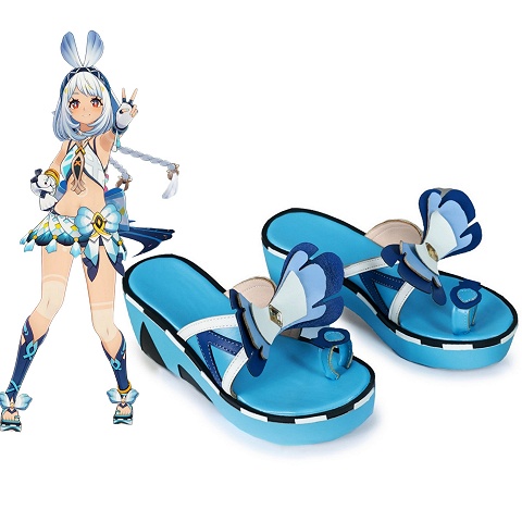 Genshin Impact Mualani Slippers Cosplay Shoes