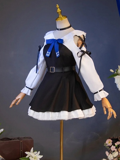 Puella Magi Madoka Magica Sayaka Miki Cosplay Costume Lolita Dress