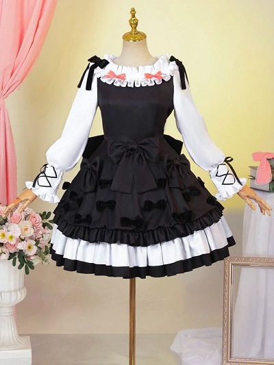 Puella Magi Madoka Magica Madoka Kaname Cosplay Costume Lolita Dress Fullset