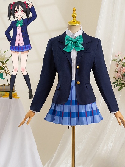 Love Live! School Idol Nico Yazawa Cosplay Costume School Uniform