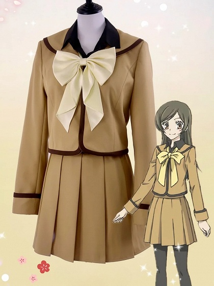 Kamisama Kiss Nanami Momozono Cosplay Costume School Uniform