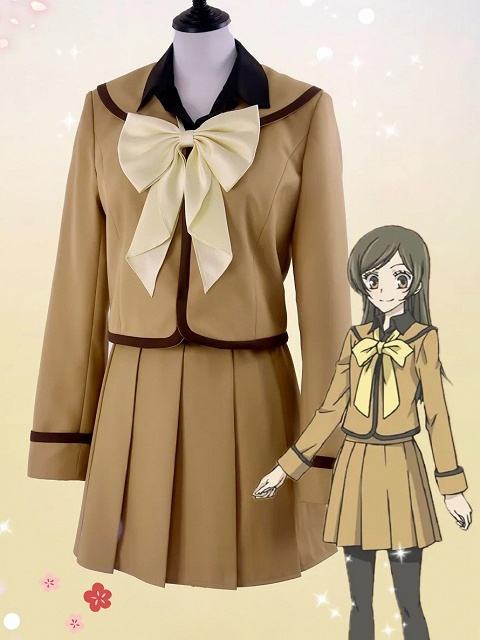 Kamisama Kiss Nanami Momozono Cosplay Costume School Uniform