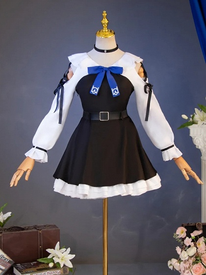 Puella Magi Madoka Magica Sayaka Miki Cosplay Costume Lolita Dress