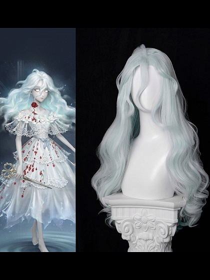 Identity V Bloody Queen Mary Cosplay Wig False Hope Costume Second Form Long Wavy Wig