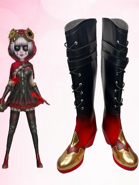 Identity V Mechanic Tracy Reznik Cosplay Shoes Red Riding Hood Boots
