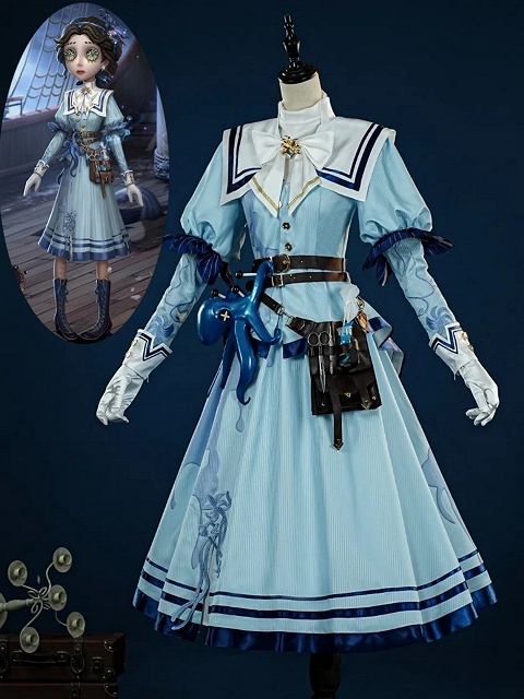 Identity V Doctor Emily Dyer Cosplay Costume Eternal Flower Dress Fullset