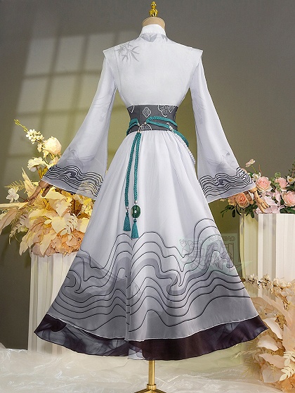 Identity V Antiquarian Qi Shiyi Cosplay Costume Symphony of Ink Hanfu Fullset