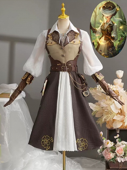 Identity V Entomologist Melly Plinius Cosplay Costume Flower of the Wasteland Costume Fullset