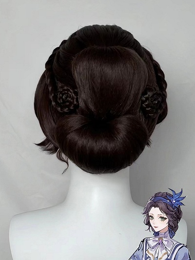 Identity V Doctor Emily Dyer Cosplay Wig Eternal Flower Braided Wig