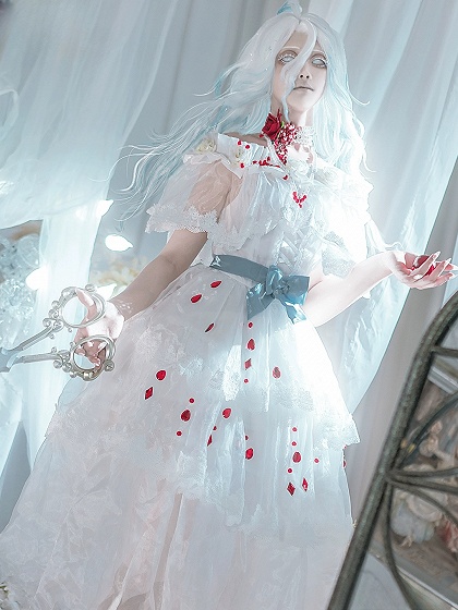Identity V Bloody Queen Mary Cosplay Costume False Hope Costume Second Form Fullset