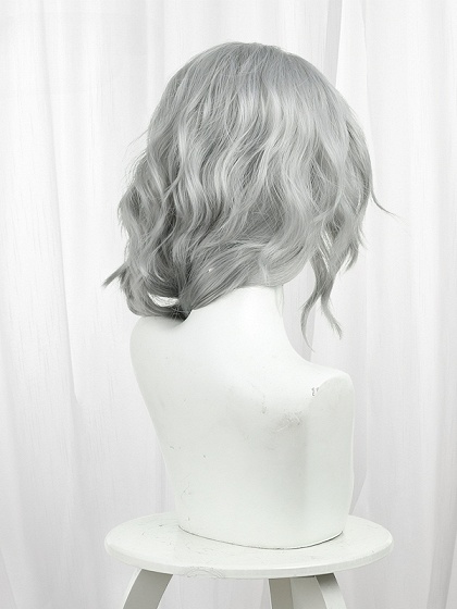 Identity V Hermit Alva Lorenz Cosplay Wig Orientation Day Costume Silvery White Wig
