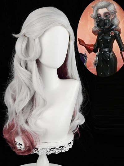 Identity V Psychologist Ada Mesmer Cosplay Wig Doomsday Rescuer Costume Long Wavy Wig
