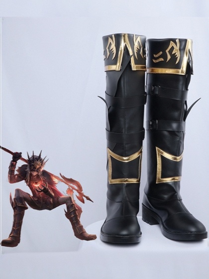 Identity V Night Watch Ithaqua Cosplay Shoes Morningstar Costume Black Boots