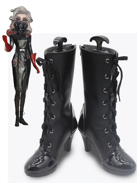 Identity V Psychologist Ada Mesmer Cosplay Shoes Doomsday Rescuer Costume Black Boots