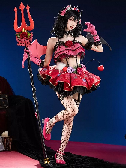 Love Live! School Idol Nico Yazawa Cosplay Costume Little Devil Costume