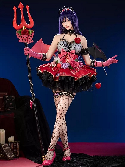 Love Live! School Idol Nozomi Tojo Cosplay Costume Little Devil Costume