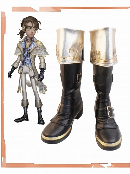 Size 34-43 Identity V Mercenary Naib Subedar Cosplay Shoes Cabinet of Curiosities Costume Boots