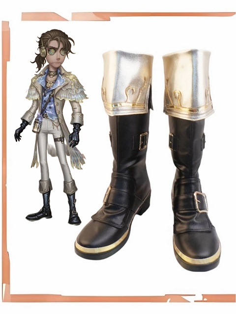 Size 34-43 Identity V Mercenary Naib Subedar Cosplay Shoes Cabinet of Curiosities Costume Boots