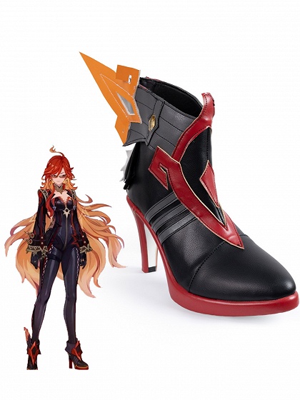 Genshin Impact Mavuika Cosplay Shoes High Heel Boots