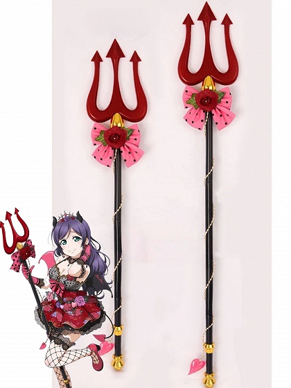 Love Live! School Idol Nico Yazawa/Nozomi Tojo Cosplay Props Little Devil Trident 