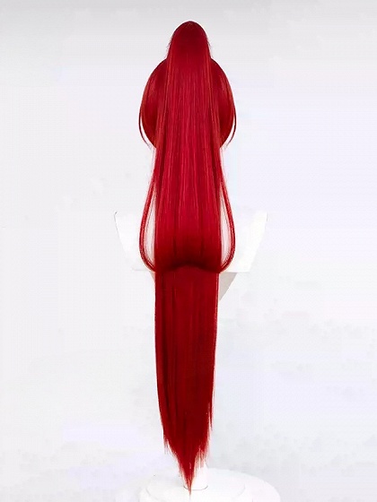 Wuthering Waves Yinlin Red Cosplay Wig 