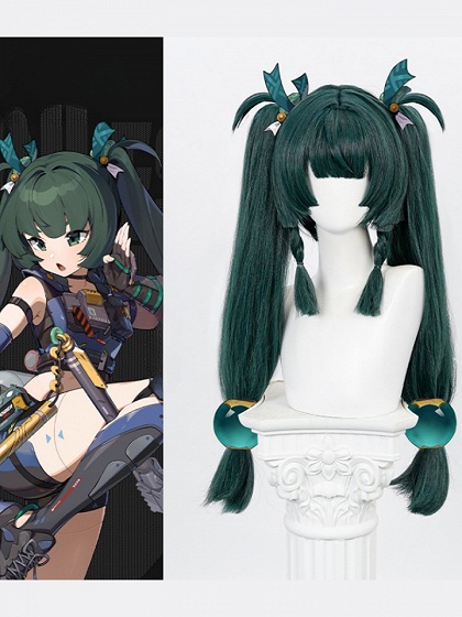 Zenless Zone Zero Qingyi Green Cosplay Wig