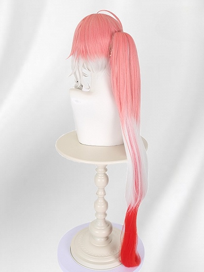 Wuthering Waves Changli Cosplay Wig Red and White Wig