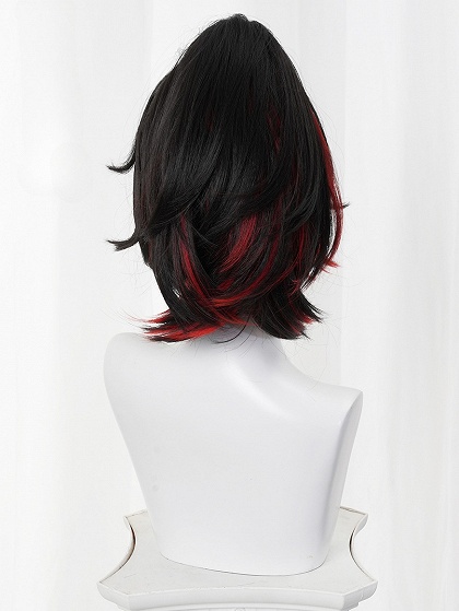 Zenless Zone Zero Zhu Yuan Cosplay Wig Highlight Red Wig