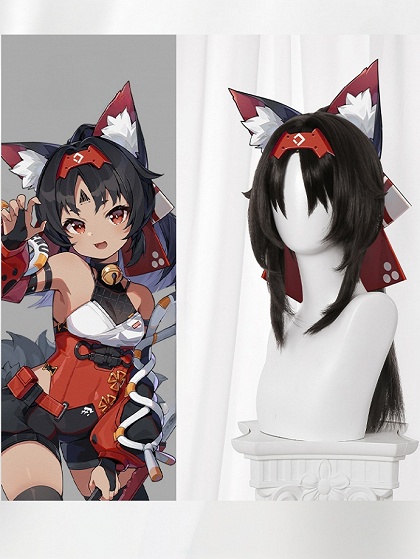 Zenless Zone Zero Nekomiya Mana Cosplay Wig