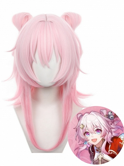 Honkai: Star Rail March 7th: The Hunt Cosplay Wig
