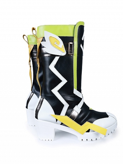 Genshin Impact Kachina Cosplay Shoes Black Boots