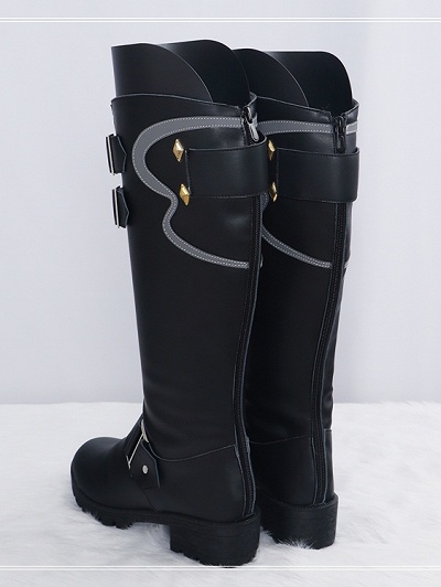 Honkai: Star Rail Jiaoqiu Cosplay Shoes Black Boots