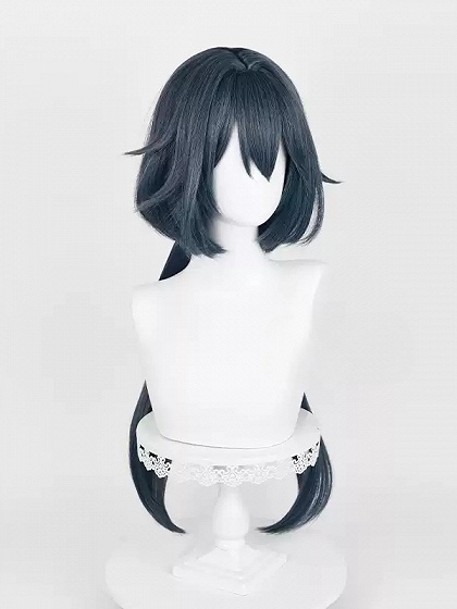 Honkai: Star Rail Yunli Dusty Blue Cosplay Wig