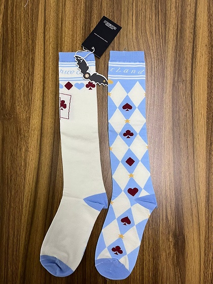 Kakkoiicos Alice Lolita Asymmetric Design Stockings